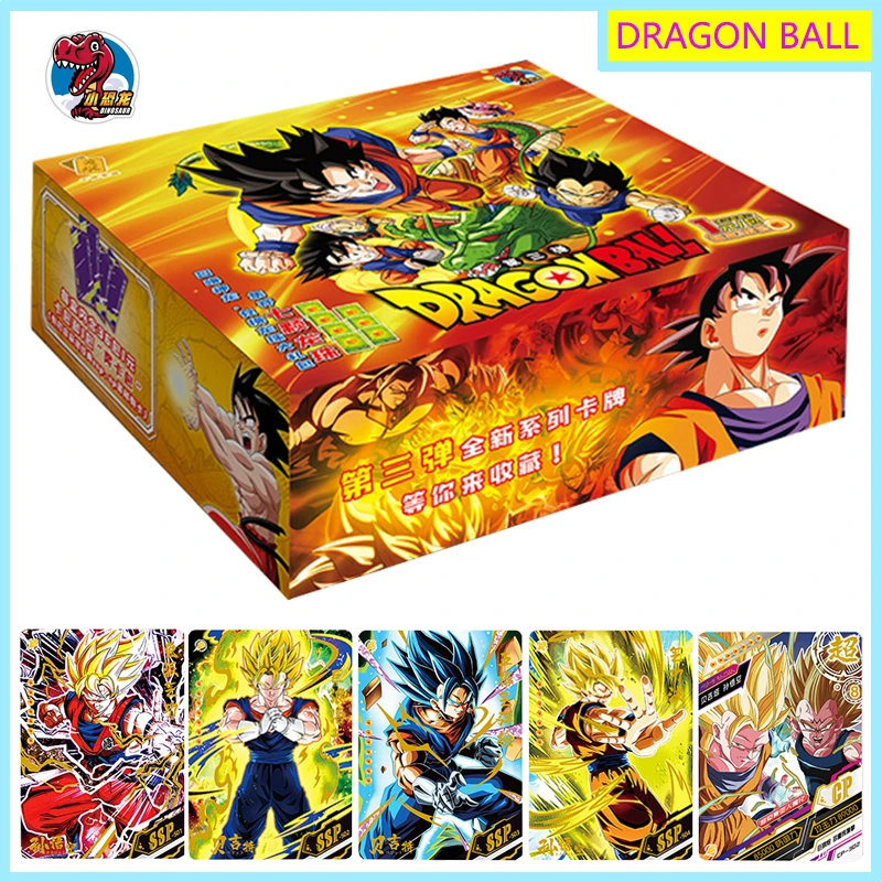 

Genuine Dragon Ball Peripheral Anime Figures Hero Son Goku Super Saiyan Rare Card Children Toy Gift Anime Game Collection Cards