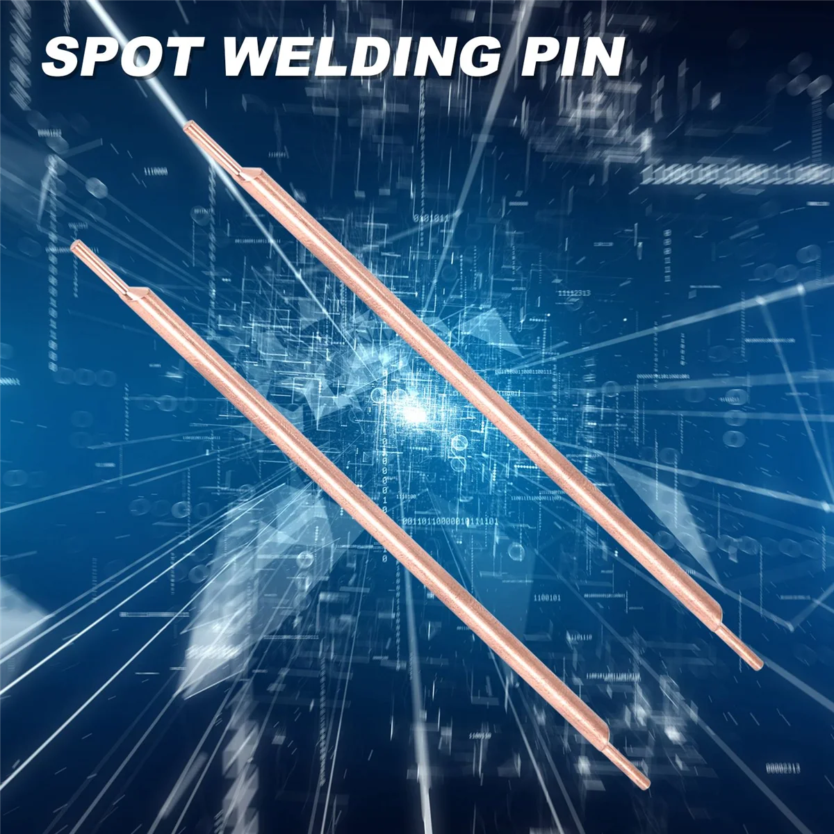 Spot Welding Pin 3X100mm Alumina Copper Electrode Tip Feet Needle Lithium Battery Welding Machine Accessories 2Pcs