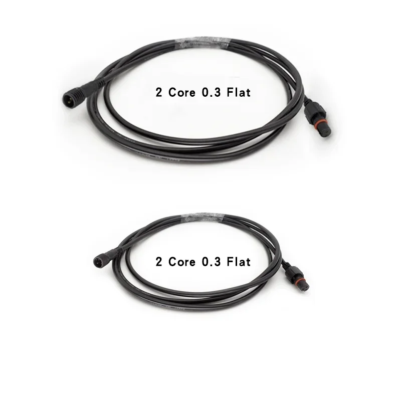 IP68 Waterproof Connector Elongated Extension Line 234 Core 22AWG 0.3 Square 2pin 3pin 4pin Wire Connector with Wire 0.5m 1m 5m