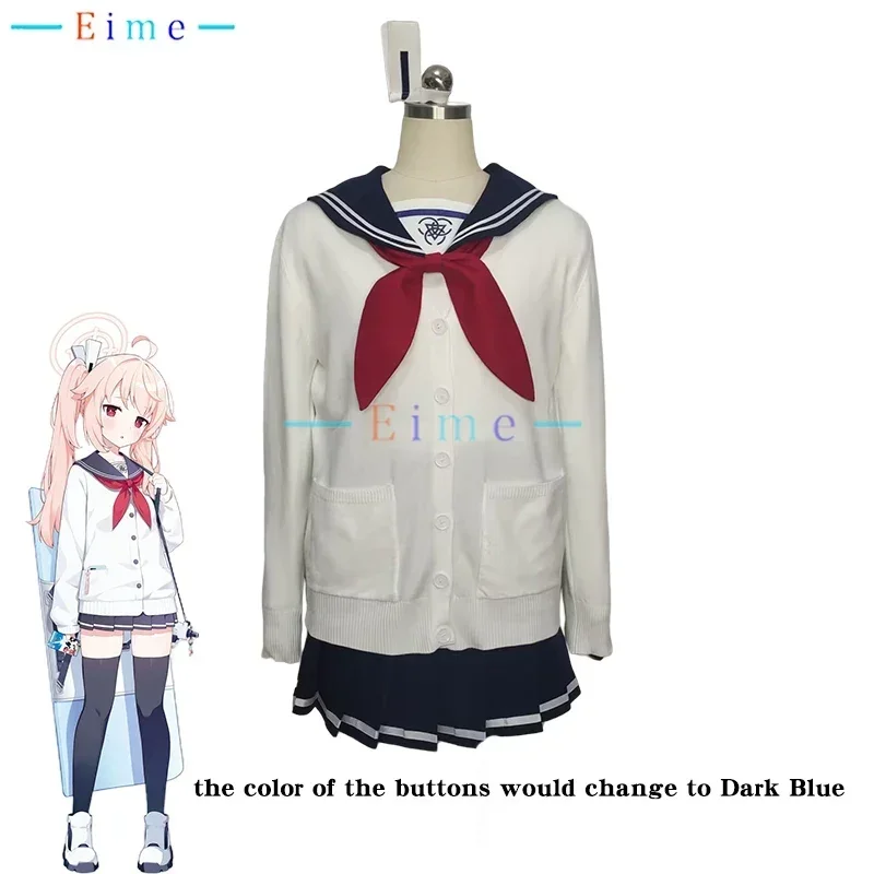 

Game Blue Archive Yutori Natsu Cosplay Costume Japanese High School Uniform Jk Dress Suit Coat Shirt Skirts Custom Made