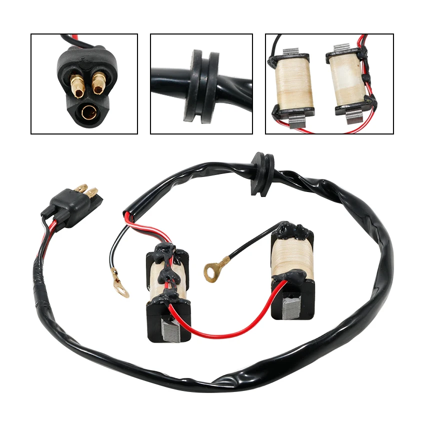 

Fits for Suzuki RM80 RM80S RM85 RM85L RM85M Motorcycle Magneto Engine Generator Stator Coil OEM: 32101-02B31 / 32101-02B32 Parts