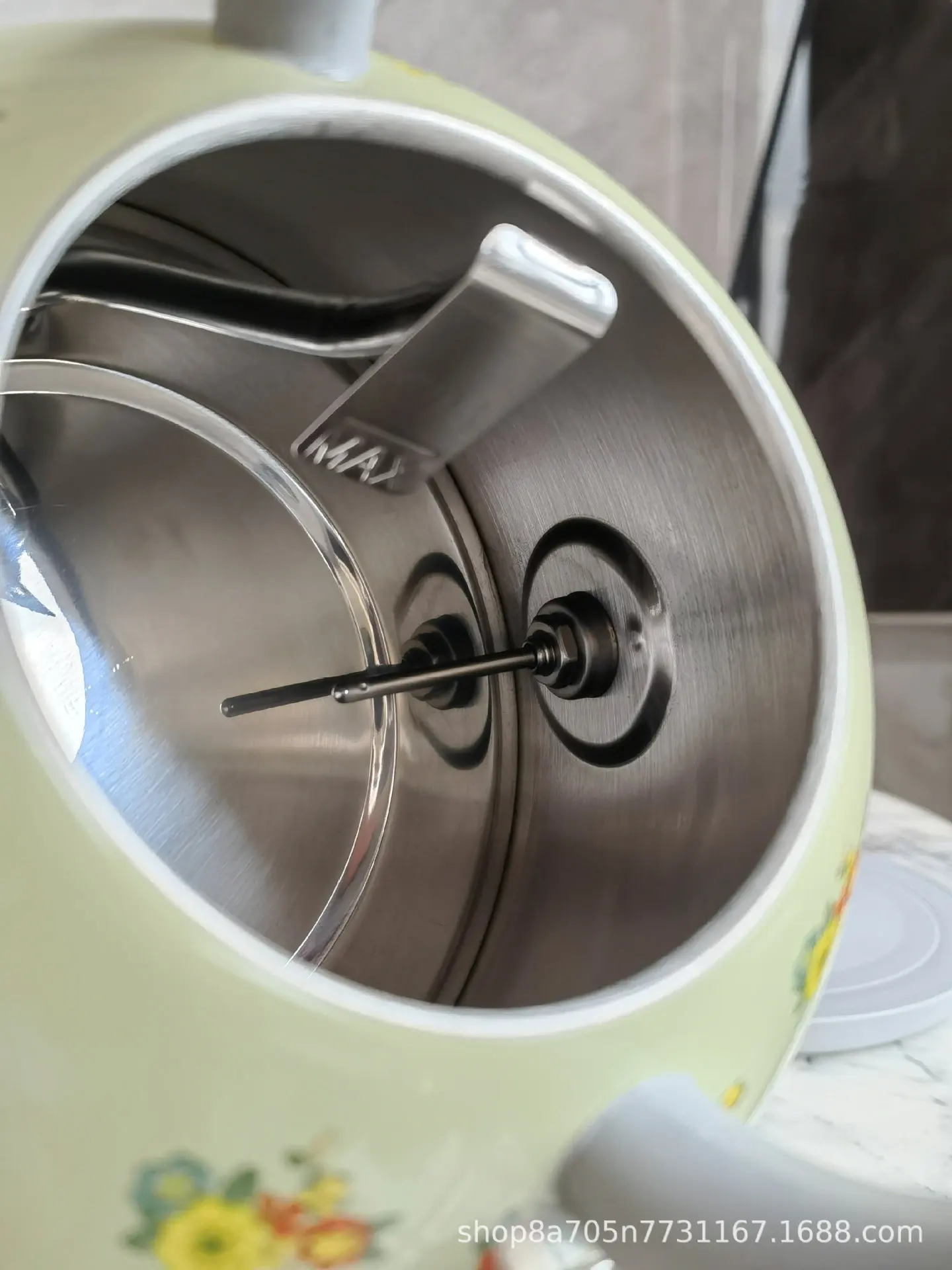 الاتحاد الأوروبي التوصيل/1500 واط غلاية كهربائية الرجعية مع عرض درجة الحرارة ، طبقة واحدة 304 الفولاذ المقاوم للصدأ غلاية الماء الساخن أواني شاي القهوة #6