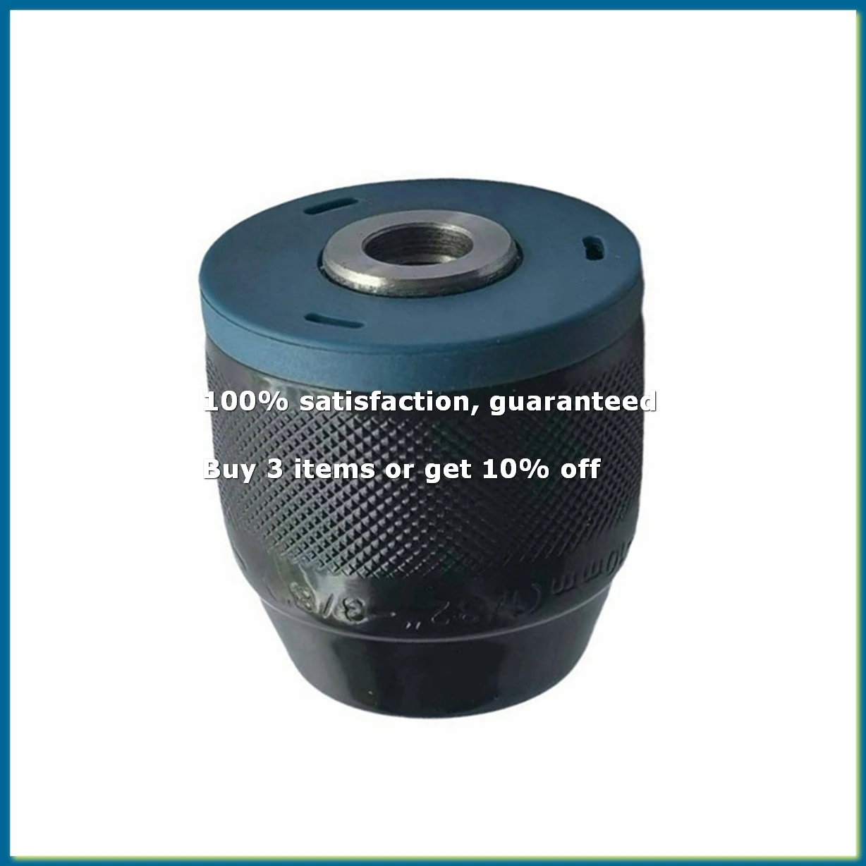 10mm 3/8-24unf Ratchet Self-Locking Drill Chuck Hands for Drill Electric Drill Chuck Power Tools Accessories Black&Blue-DTB3