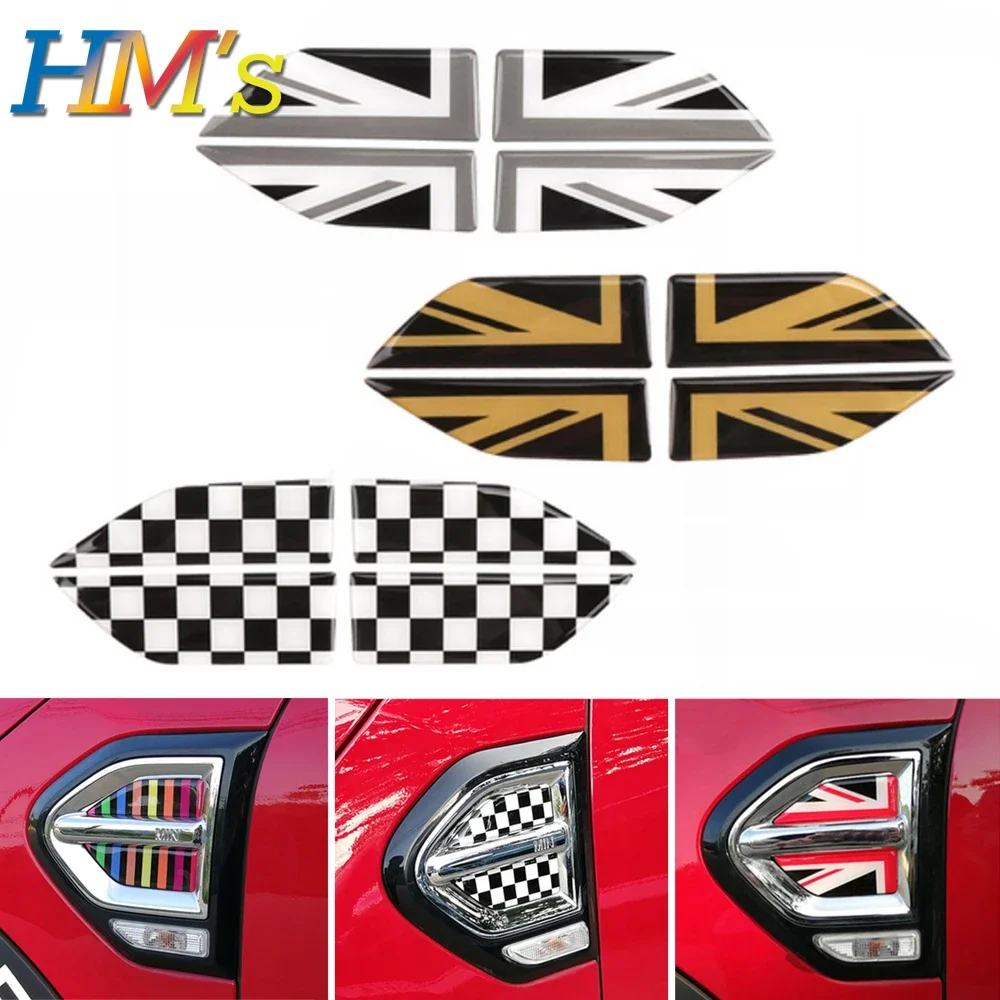 

Car Accessories Light Side Fender Cap Cover Housing Sticker Decal For MINI Cooper F60 Countryman Styling Decoration Stickers