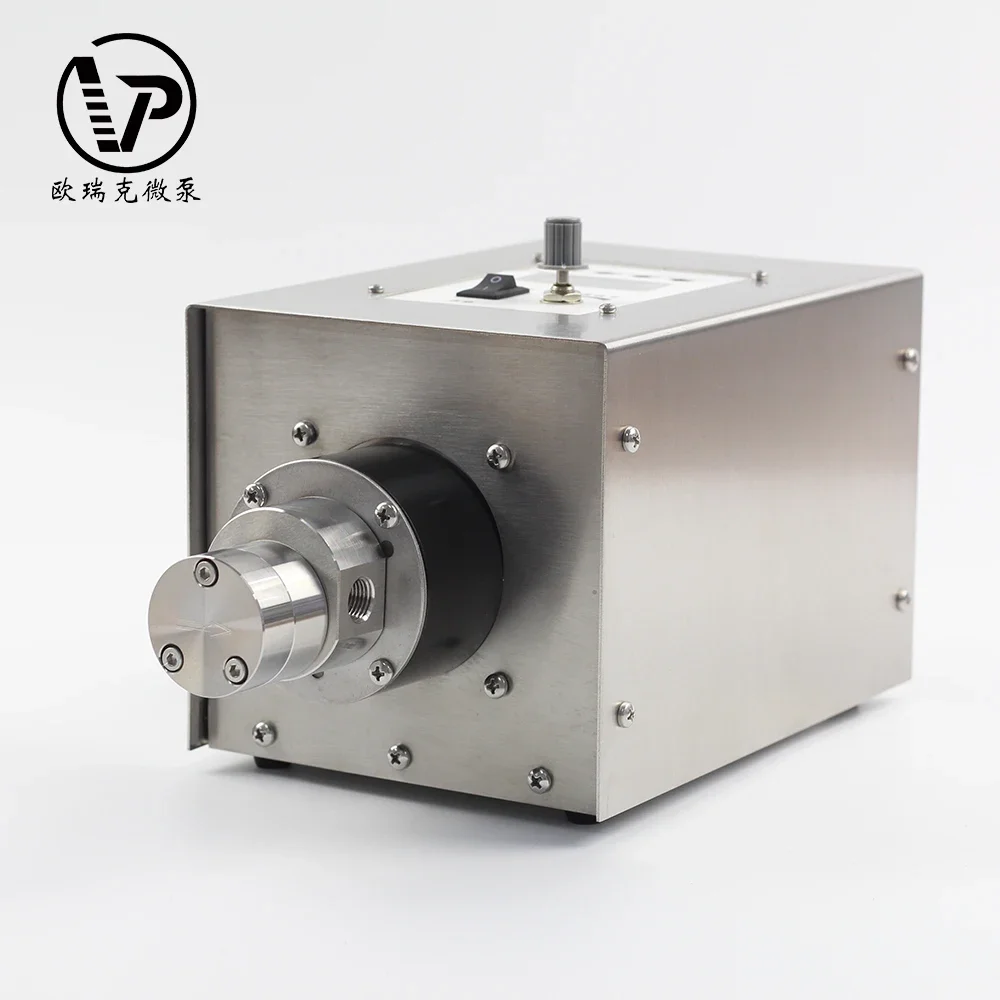 تقوم بتصنيع مضخة تروس محرك صغيرة مغناطيسية احترافية للبيع بالجملة من الفولاذ المقاوم للصدأ 24 وات 220 فولت للبحث العلمي للبيع