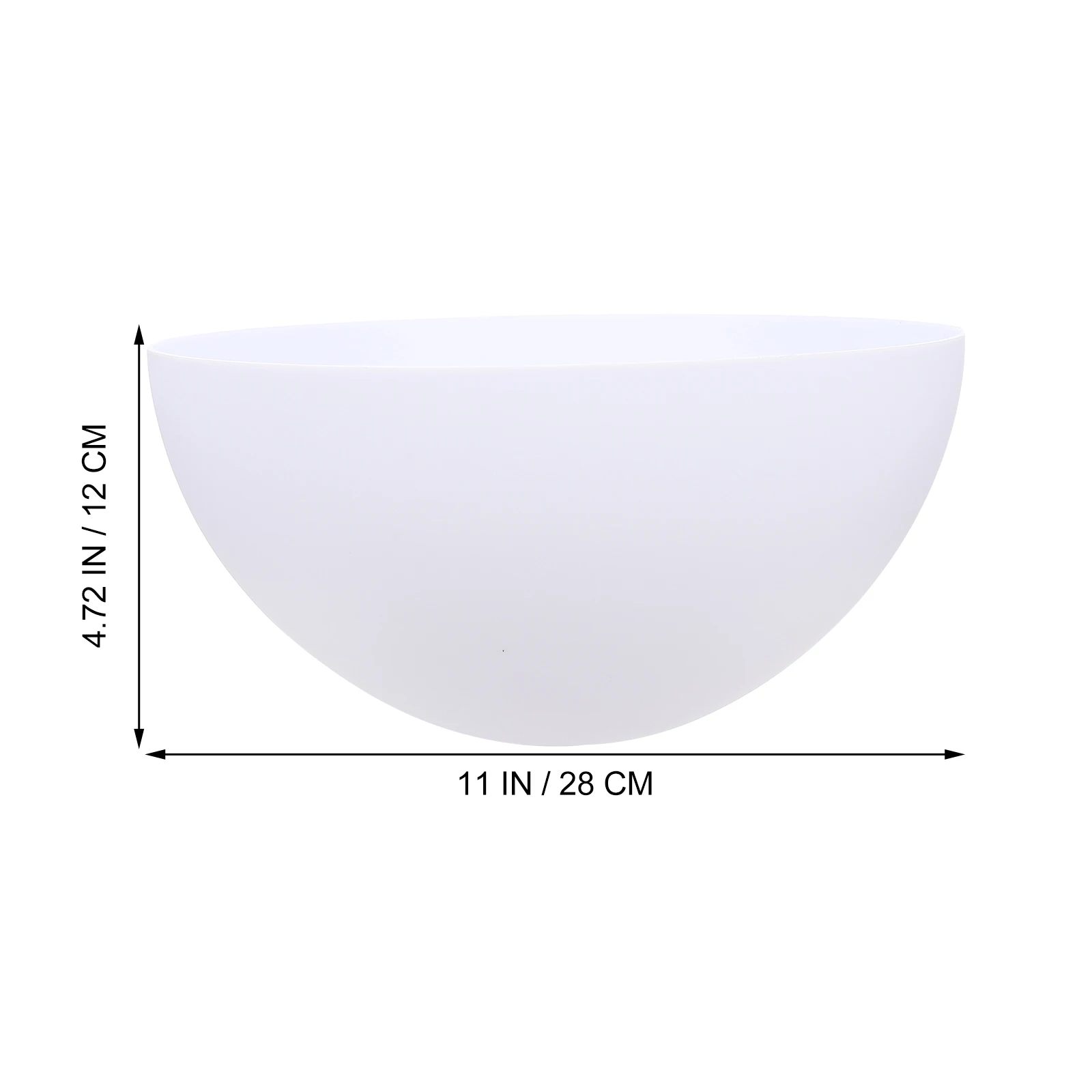 

2Pcs White Plastic Lamp Shades 42mm Hole Mushroom Covers for Pendant Lamps Home Decoration Study Bedroom Kids Room Durable Easy