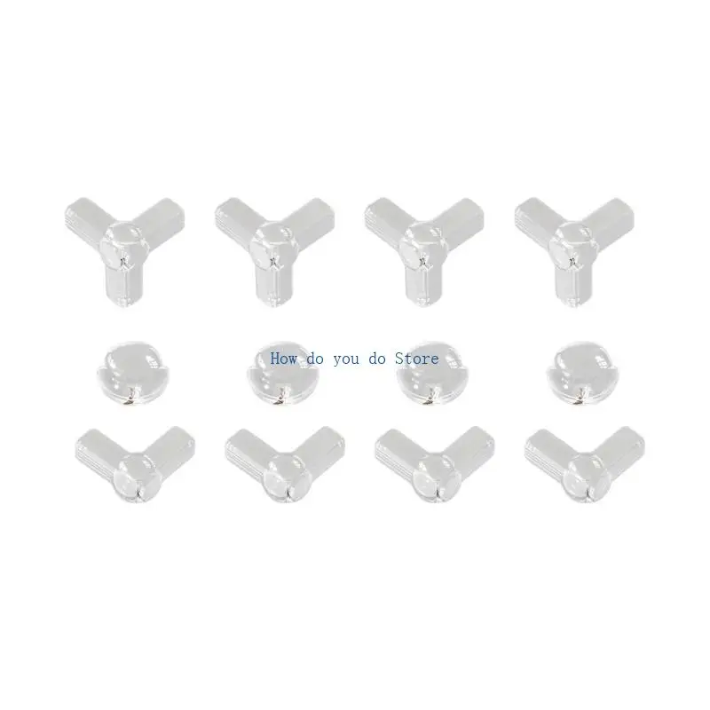 19qf 4pcs Protégeurs bords d transparents polyvalents pour coussins des meubles pépinière avec fort