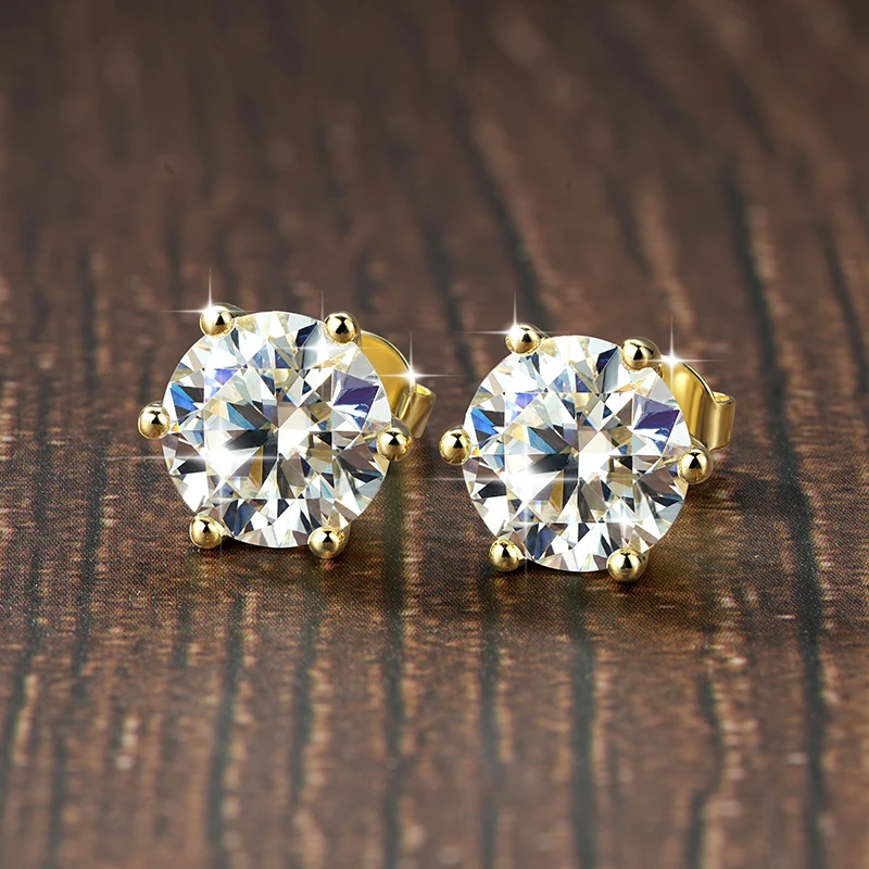 Thumbnail 3 - #75 Latest Moissanite Stud Earrings Offers
