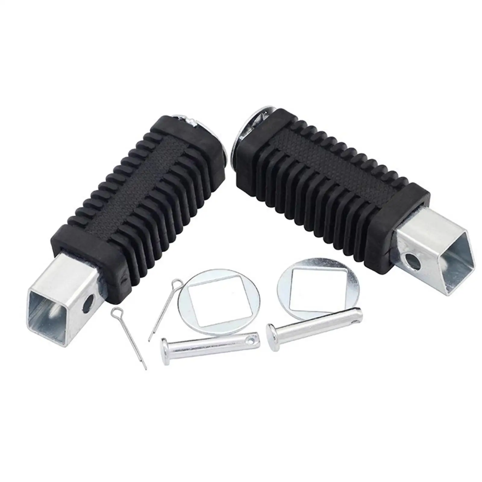 

Foot Pegs for Mini Bike, Motorcycle Parts for 49cc, Metal Left Right Replacement