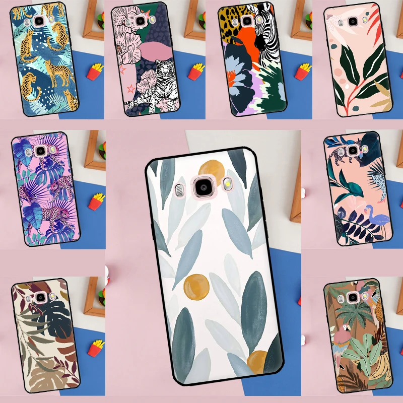 Vintage Leaves Flower For Samsung Galaxy M35 M14 M34 M54 M11 M21 M31 M13 M33 M53 M55 M15 M12 M32 M52 M06 M16 Case