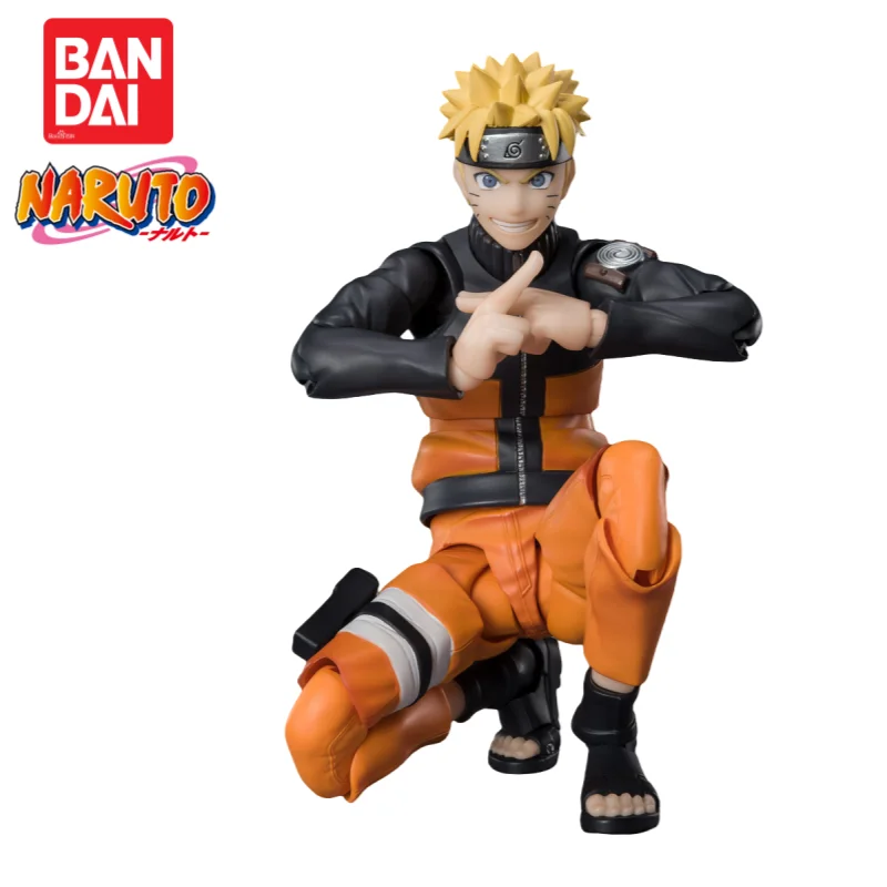 100%genuine In Stock Original Bandai Banpresto Naruto S H Figuarts Figurine Uzumaki Naruto Anime Merchandise Action Figure Model