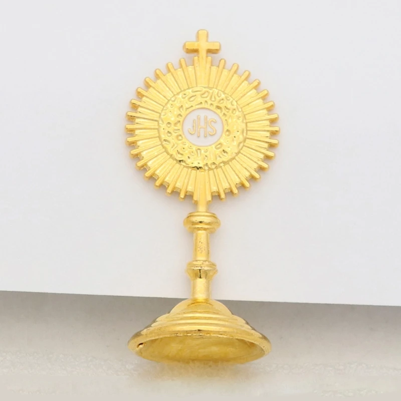 Metal Holy Sunshine for Cross Figurine Zinc Alloy Christian Catholic Art Statue for Home Bedroom Living Room Car Decoration Gift - Image 5