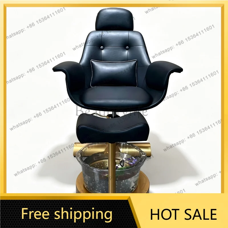 Factory Direct Sales Oil Pump Lifting Nail Art Massage Chair Foot Massage Shop Manicure Foot Soaking SPA Chair