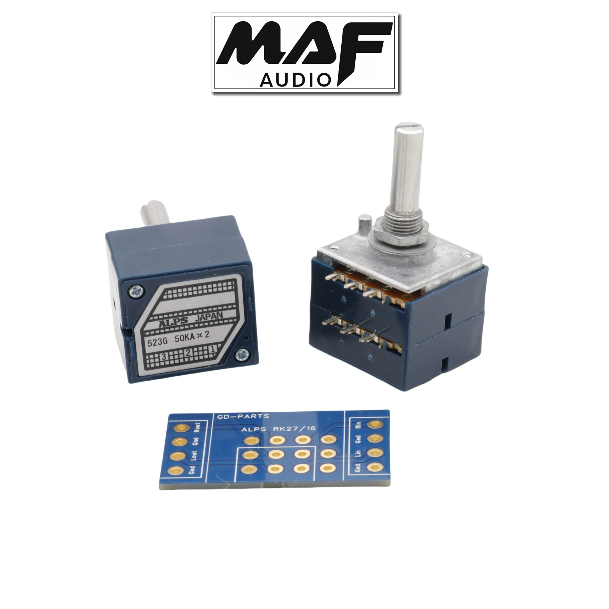 1 قطعة جبال الألب اليابانية RK27 نوع 10K 20K 50K 100K 250K 500K المقاومة متدرج ثنائي الوحدة مقياس الجهد التحكم في مستوى الصوت الروتاري الجلاد