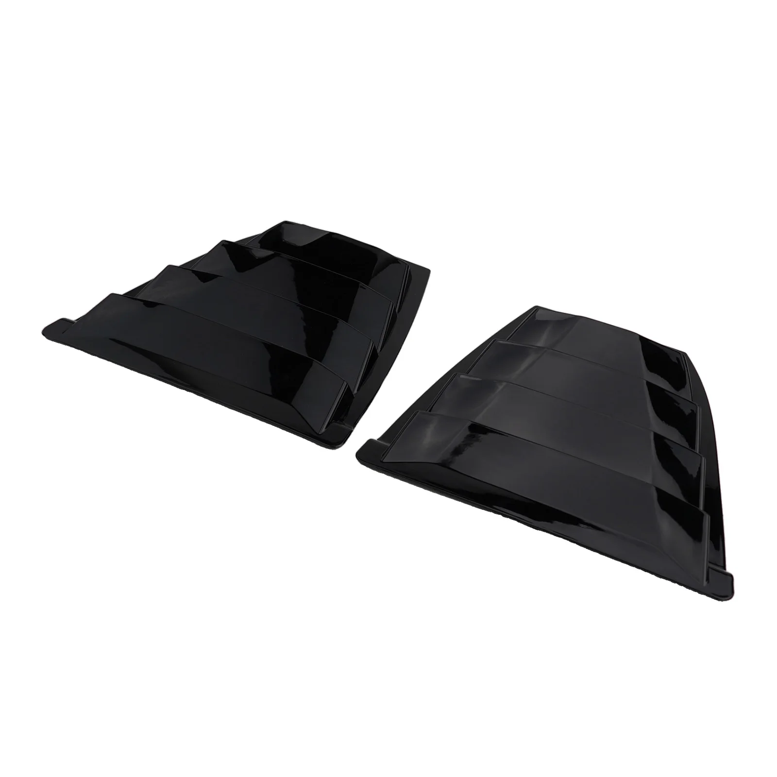 Quarter Louver Trim Car Rear Door Louver Brand New Carbon Fiber Finish Gloss Black Finish High Reliability Car Accessories