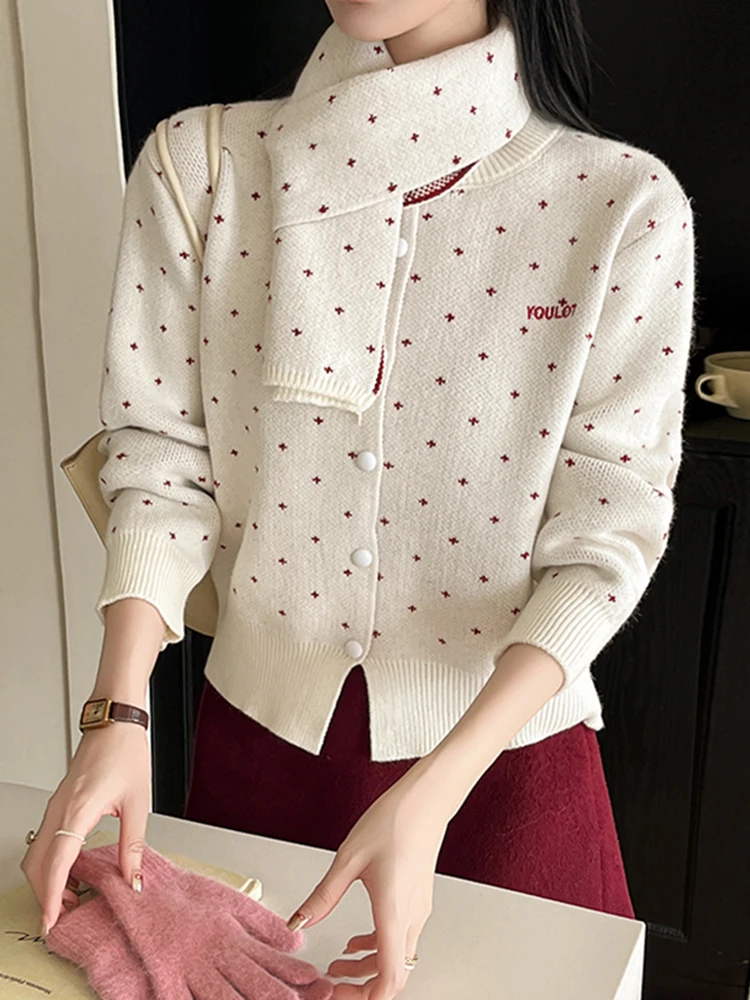 

Faionable Color Blo Long Sve вязаный свитер женский осенне-зимний новый утягивающий открытый кардиган топ Sweet Sle