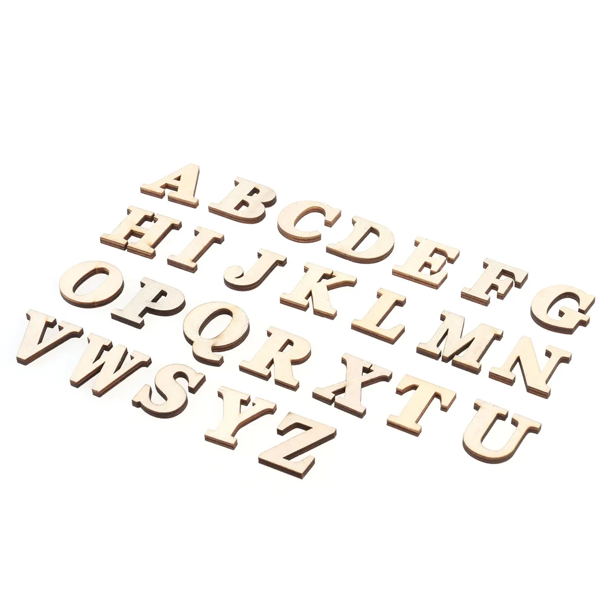 

26pcs Wooden Letter Props A-Z Alphabet Decorative Accessories For Home Party Photography Wood Craft Diy Decoration
