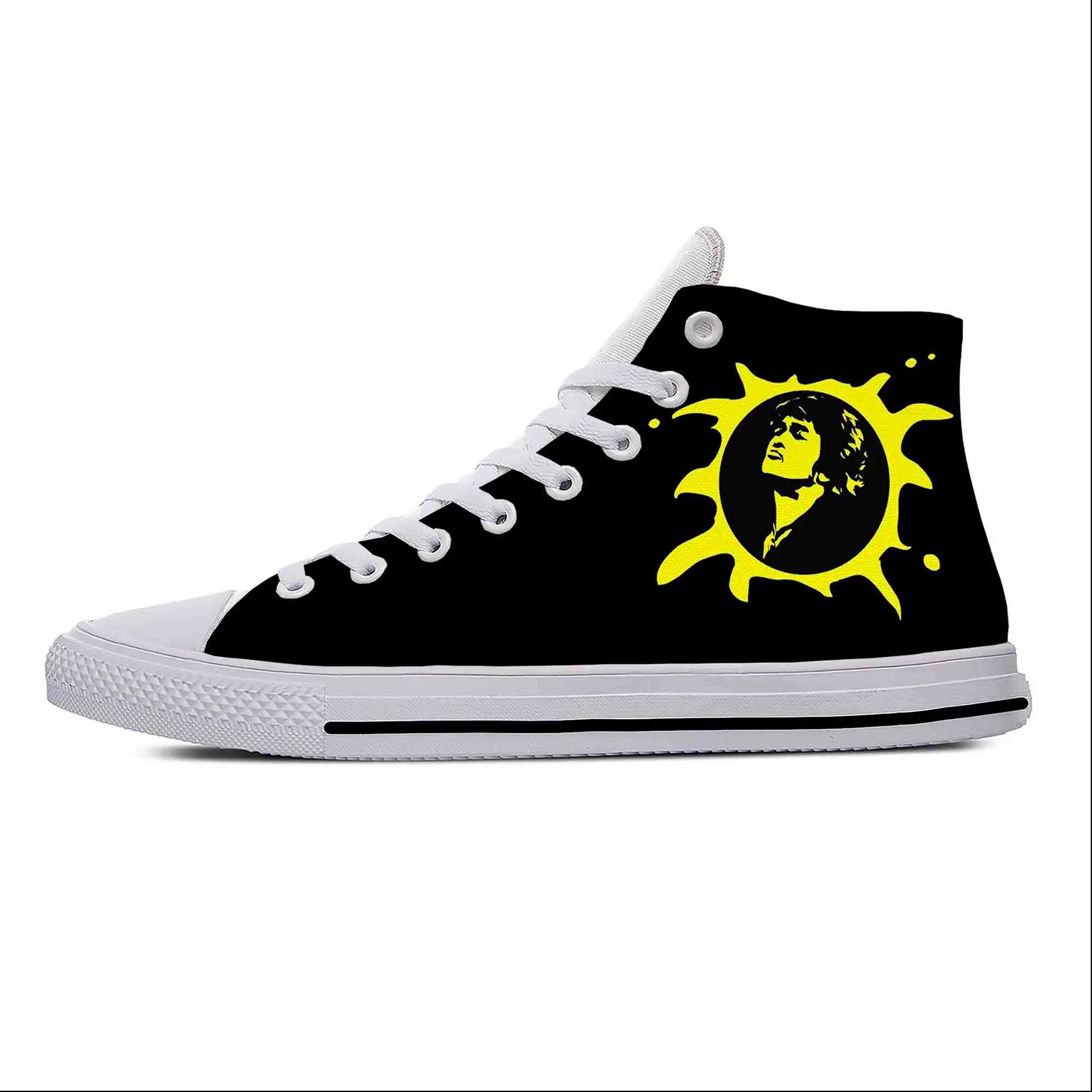 Viktor Tsoi Kino Russian Rock Band Music Hot Casual Shoes High Top Lightweight Board Shoes Breathable Men Women Latest Sneakers