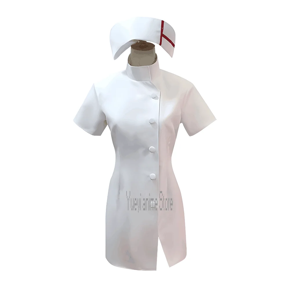 Cosplay Tsumiki Mikan White nurse uniform Costume Halloween Party  Outfit Dress Customize your size