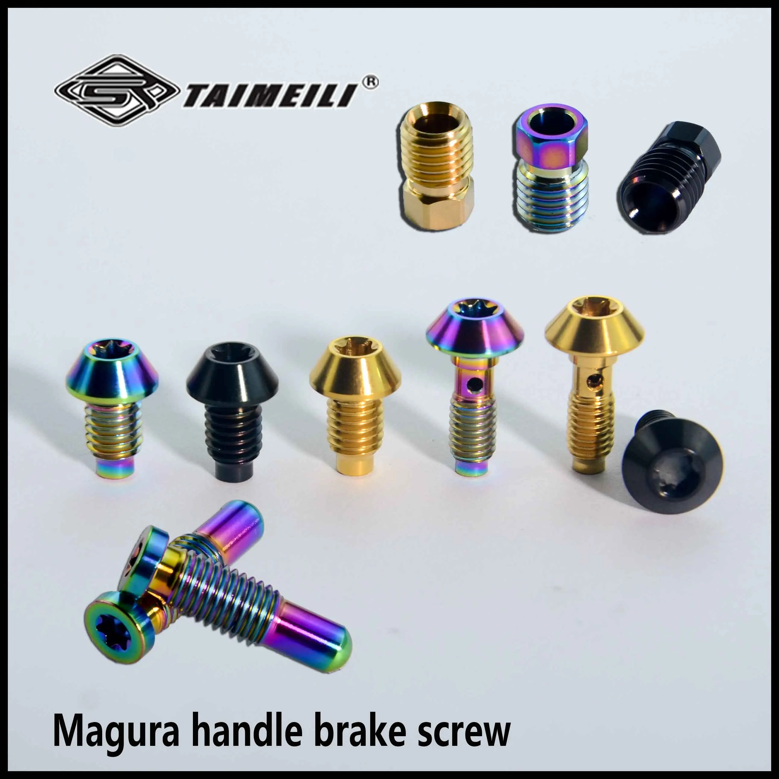 

TAIMEILI 1pcs Titanium Magura brake oil drain pipe brake rod adjusting screw