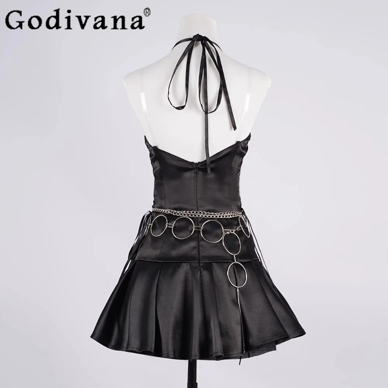 Sweetheart Cosplay Dress for Women Two Dimensional Game Animation Black Dress Female Summer Sexy Cos Dress Suit