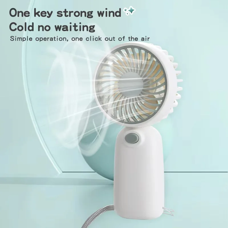 Mini Handheld Fan Portable Handheld Mini Desktop Fan for Indoor Outdoor Travel Camping