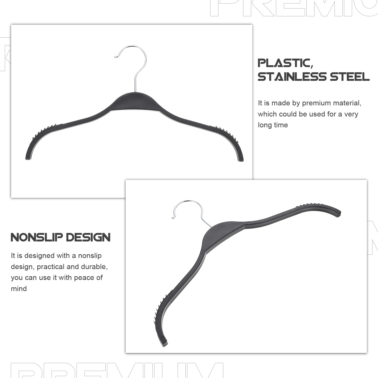 

5Pcs Premium Non-Slip Hangers Heavy Duty Clothes Hangers for Home Closet Use Multi-Function Coat Hanging Rack Coat Hanger