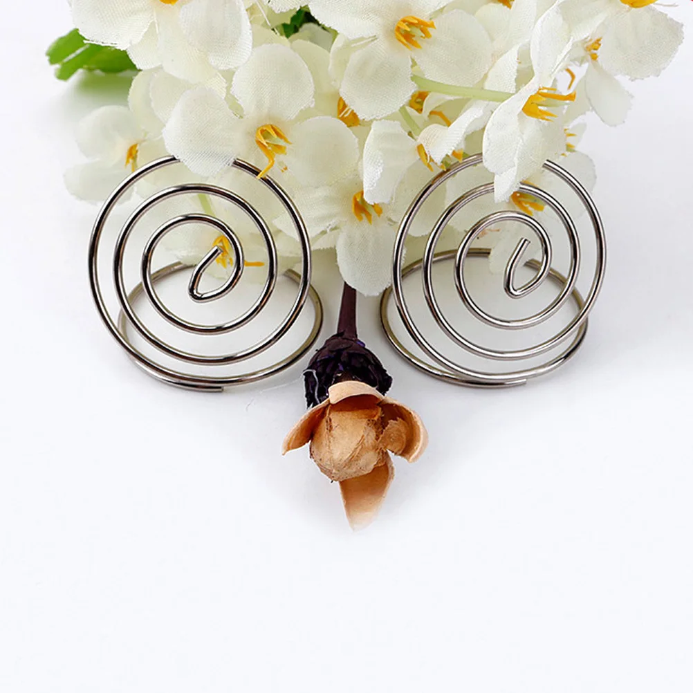 

Держатели для номеров в форме сердца, элегантные зажимы для фотографий, спиральная основа для свадебных вечеринок, домашнего офиса