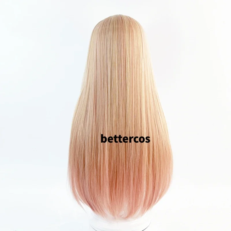 Marin Kitagawa Marin Cosplay Wigs Long Pink Gradient Heat Resistant Hair Party Wig   a wig cap