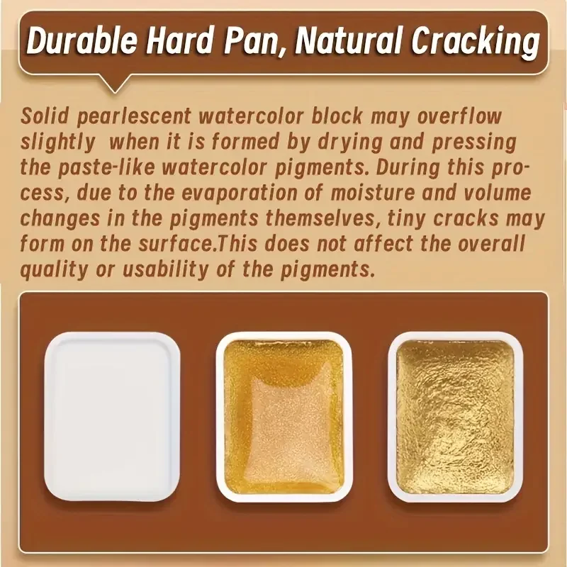 مجموعة ألوان مائية صلبة مكونة من 12 لونًا مع أصباغ حية لامعة وغير قابلة للتلاشي لفن الأظافر والحرف اليدوية والرسم بنفسك #4