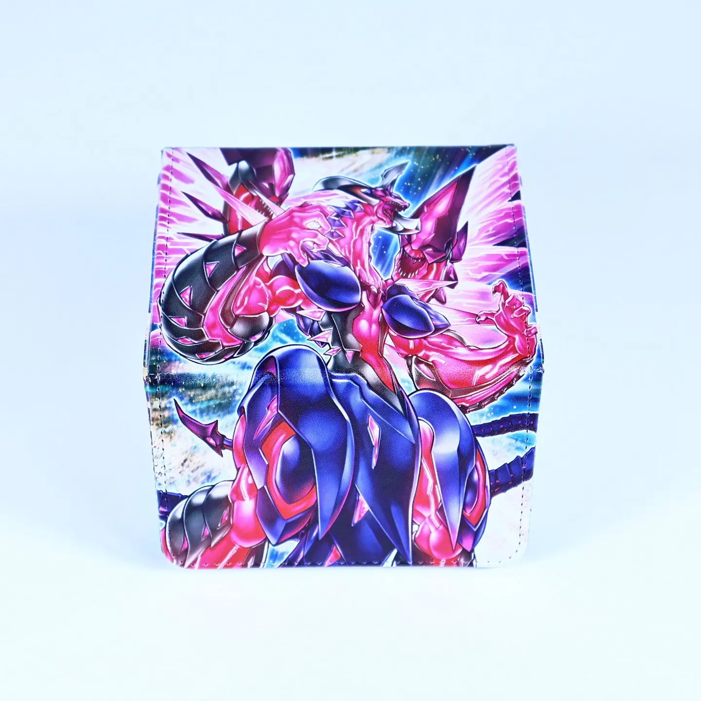 Yu-Gi-Oh! Neo Galaxy-Eyes Photon Dragon Board Game Card Box Number C62 Leather Magnetic Flip Game Collection Card Storage Box