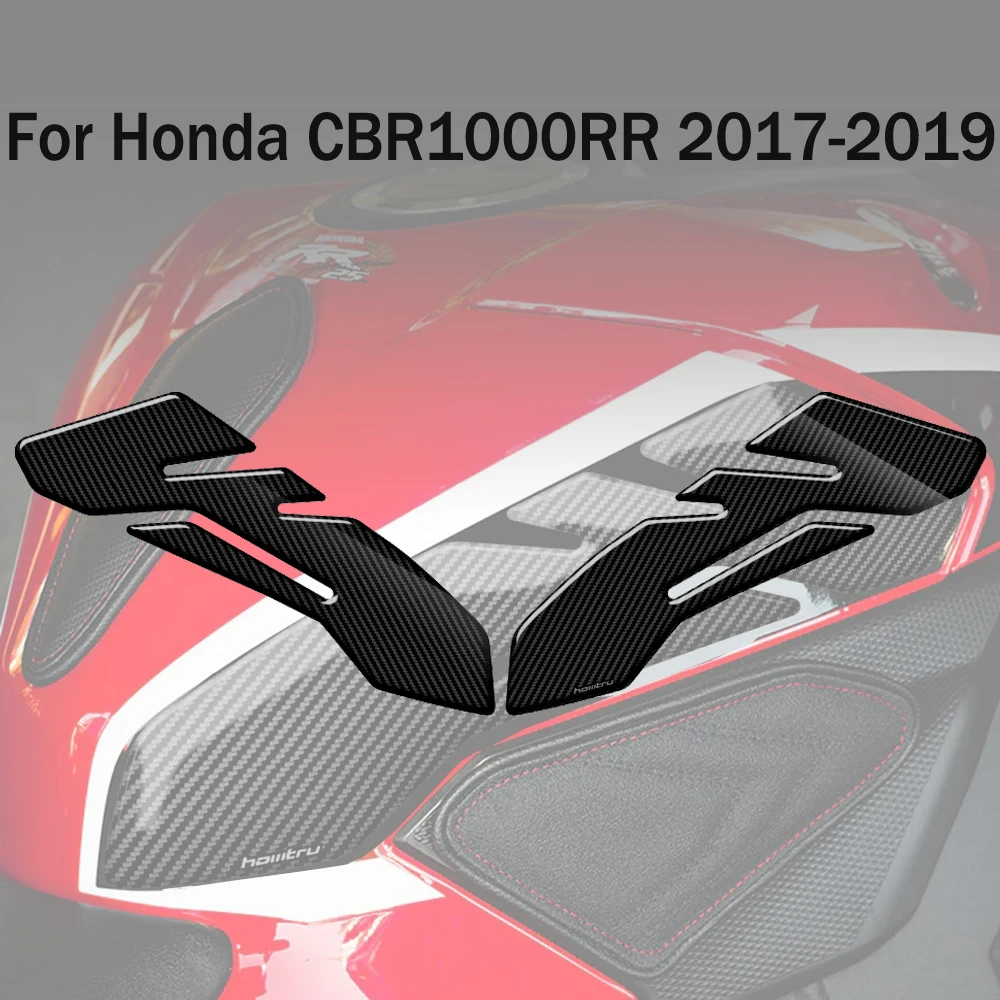 

for Honda CBR1000RR 2017-2019 Motorcycle Carbon Fiber Side Fuel Tank Knee Protector Anti Slip Protection Sticker
