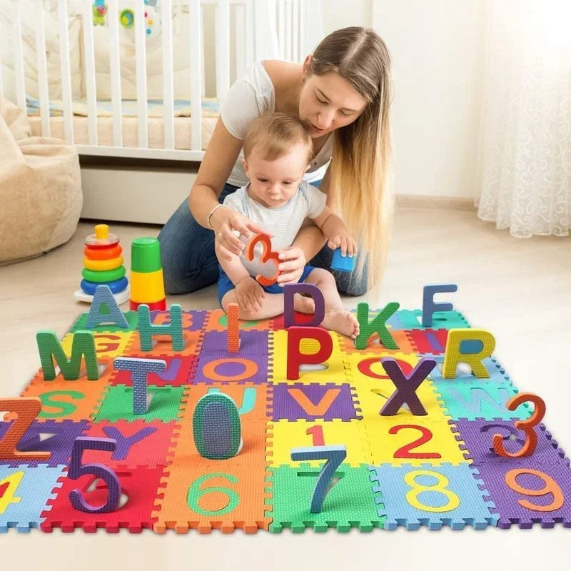 

10 шт./компл., 30*30 см, детский игровой коврик, пенопластовый головоломка, коврик для ползания, цветной мягкий напольный коврик, блокирующий детский напольный коврик-головоломка, цветная плитка из ЭВА