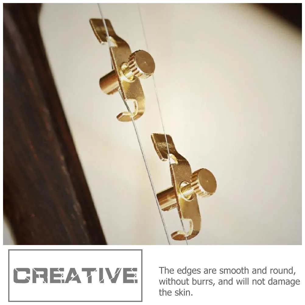 

6pcs Universal Erhu String Tuners Replacement Professional Durable Smooth Rounded Edges Safe Skin-Friendly Erhu Accessories For