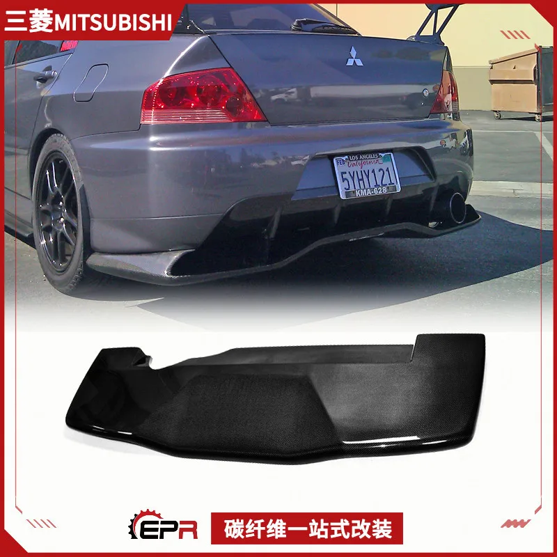 

Suitable for Mitsubishi Evolution EVO8 9 JDM carbon fiber rear spoiler, rear surround, refitted rear lip baseplate