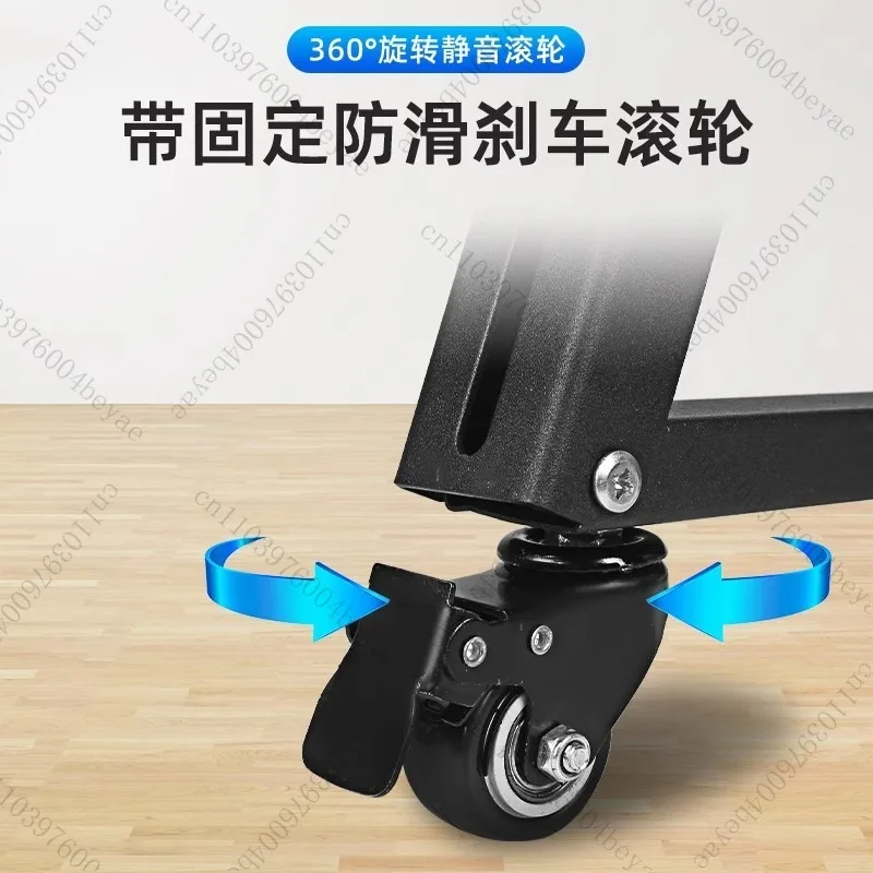 32-75 Inch Low Height TV Stand Movable Tripod Stage Screen Cart Cold-rolled Sheet Material Suitable for Flat Screen TVs view 3