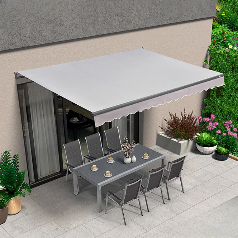 Folding retractable canopy canopy