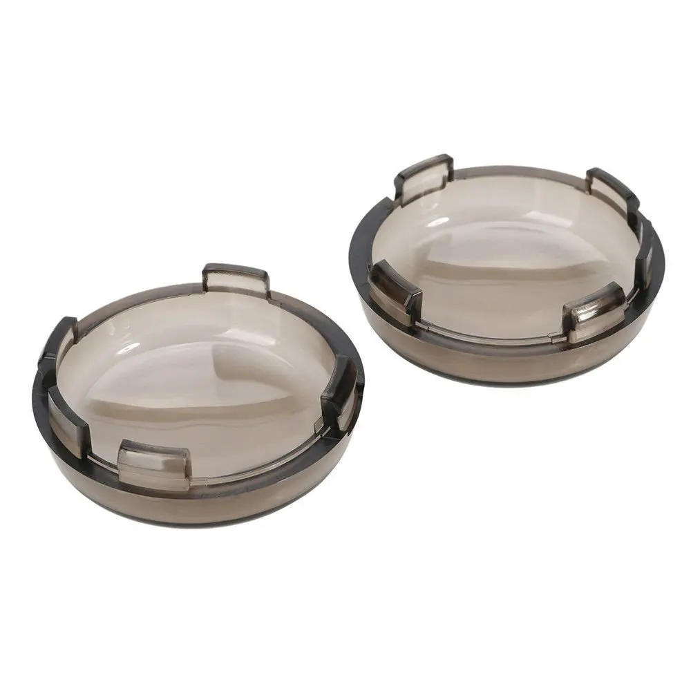 ABTU-Smoked Turn Signal Lens Covers Lenses For Pack Of 4