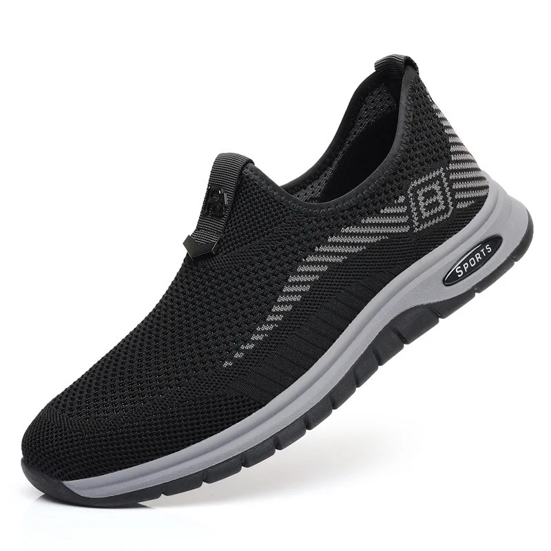 

Spring Summer New Designer Mesh Shoes For Men Breathable Fashion Casual Shoes Sneakers Male Solid Color High Quality Shoes Man