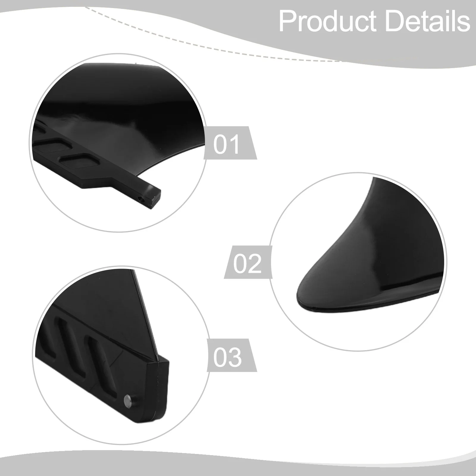

Large Tail Rudder Surfboard Tail Fin Compact Structure Easy To Use Environmentally Friendly High Flexibility PVC Material