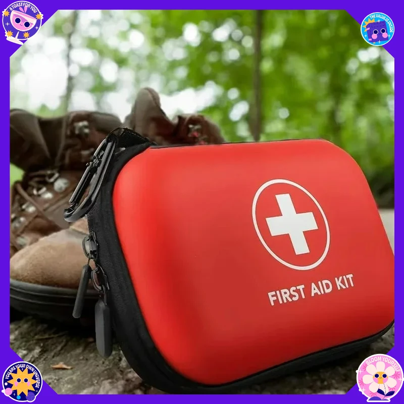 حقيبة تخزين الإسعافات الأولية الطبية الفارغة Sanke حقيبة صغيرة من البولي يوريثان EVA للمنزل والسفر في الهواء الطلق معدات التخييم والبقاء على قيد الحياة