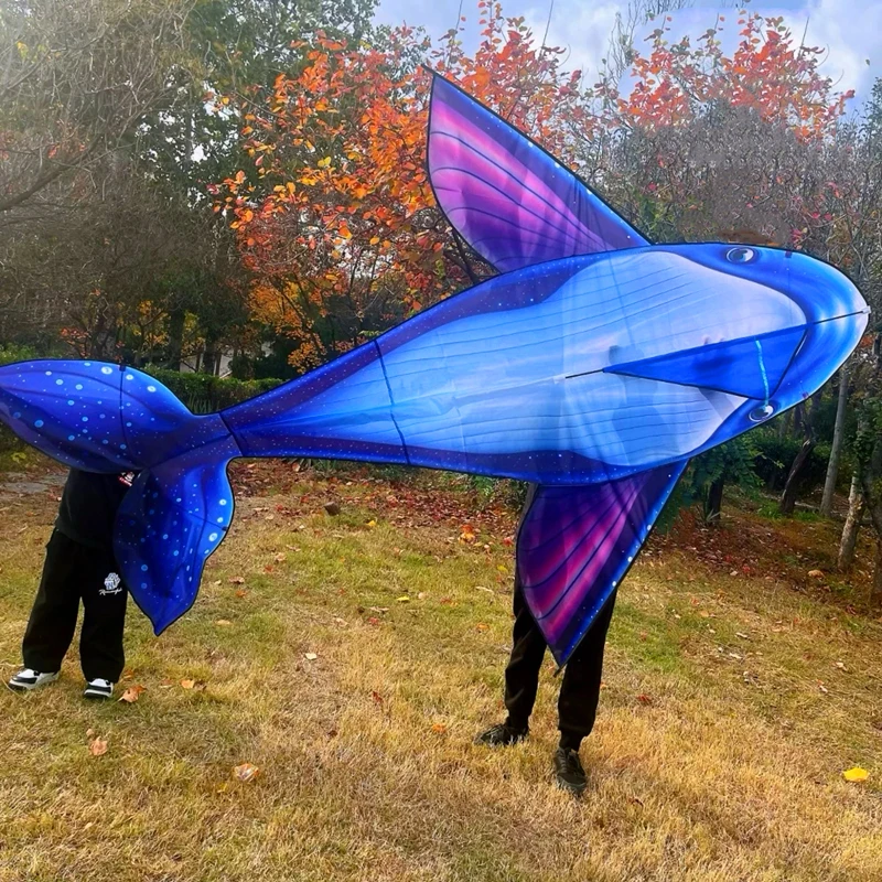 free shipping whale kite flying for kids Outdoor play steering kite toys for boy 3d professional wind kites outdoor games Fabric