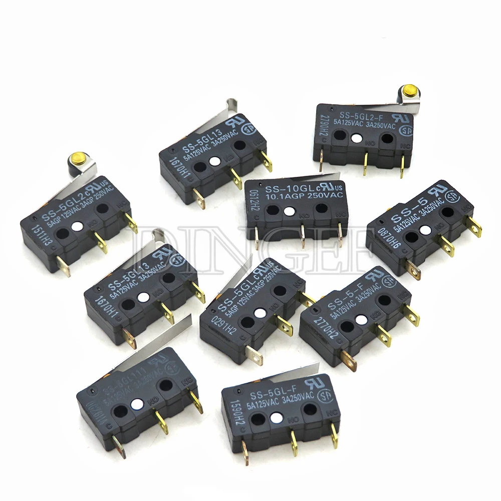 1PCS Micro Switch SS-5 -5-F-5GL13 -5GL-F -5GL2-F -5GL111 -10 -10GL -10GL2 -10GL13 -01 -01GL -01GL2 -01GL13 NEW