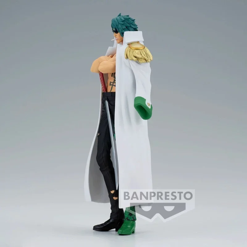 In Stock Original Anime DXF One Piece Aramaki Green Bull Bandai Action Figure Toys 17cm Banpresto PVC Model Gift