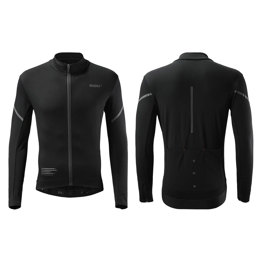 RION – maillot de cyclisme à manches longues pour homme, ensemble de cyclisme, respirant, pour vtt, séchage rapide, coussin 3D, hiver