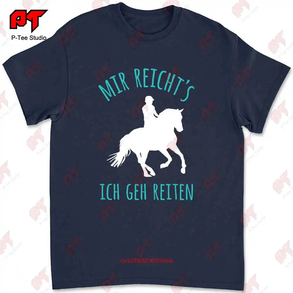 Pferd Reiterin Herz Mir Reicht‘S Reiten Frau Mdchen Frauen T-shirt 1GP3