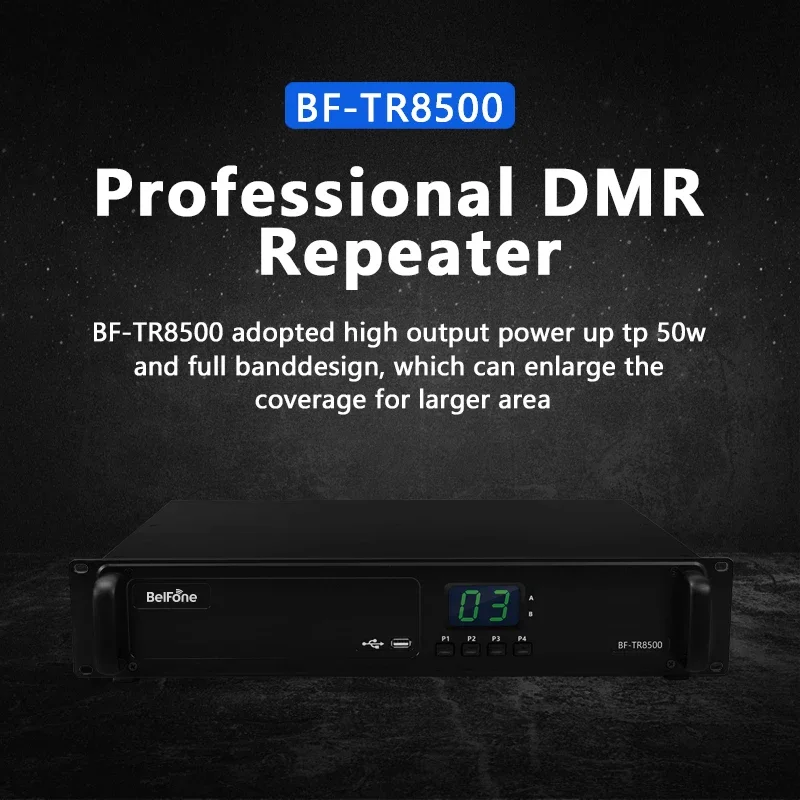 DMR repeater is engineered economic cost of airports high-reliability BelFone BF-TR8500 powerful capabilities repeater