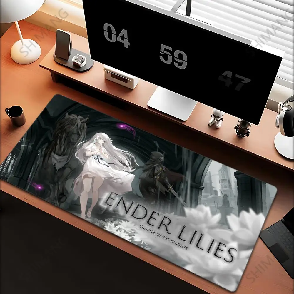 

Mouse Pad Non-Slip Rubber Edge locking mousepads Game play mats Fighting Game ENDER LILIES Quietus for notebook PC computousepad
