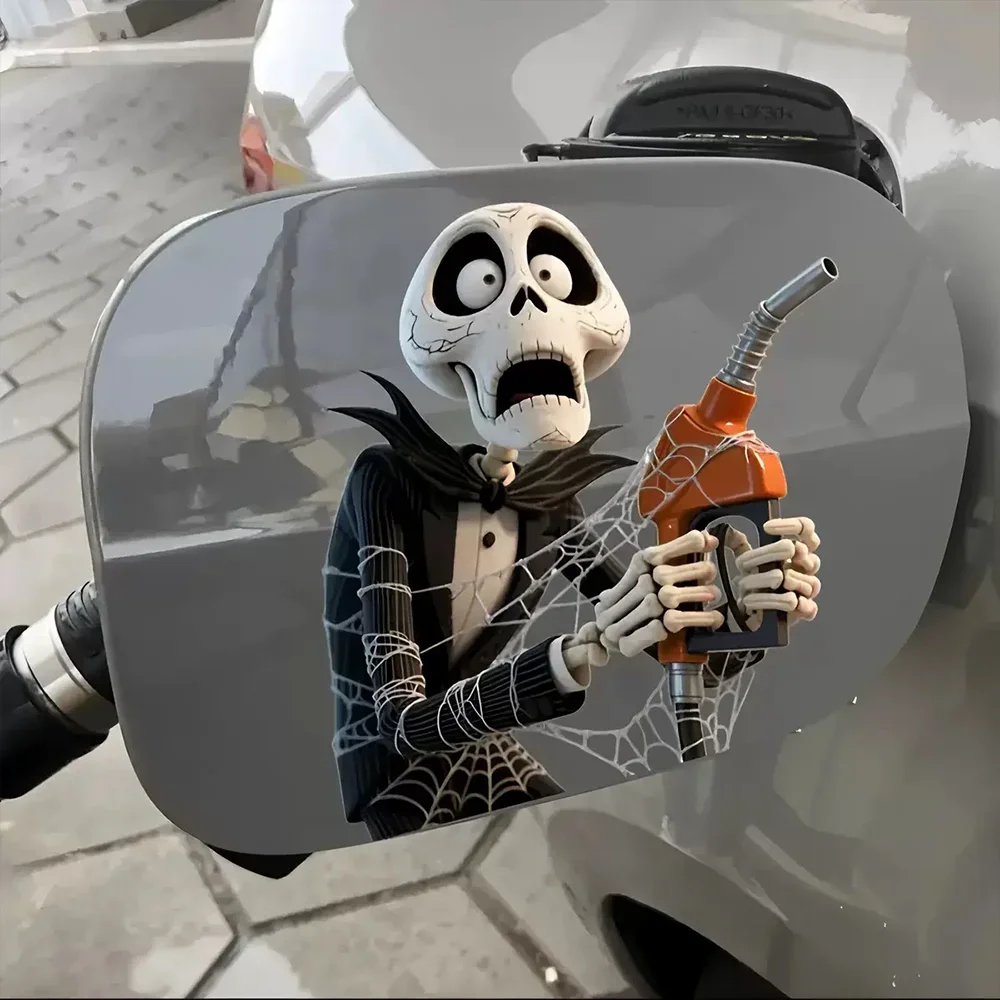 disney Jack Skellington  stickers,Car，motor, rearview mirror stickers，Halloween stickers, personalized car fuel tanks stickers