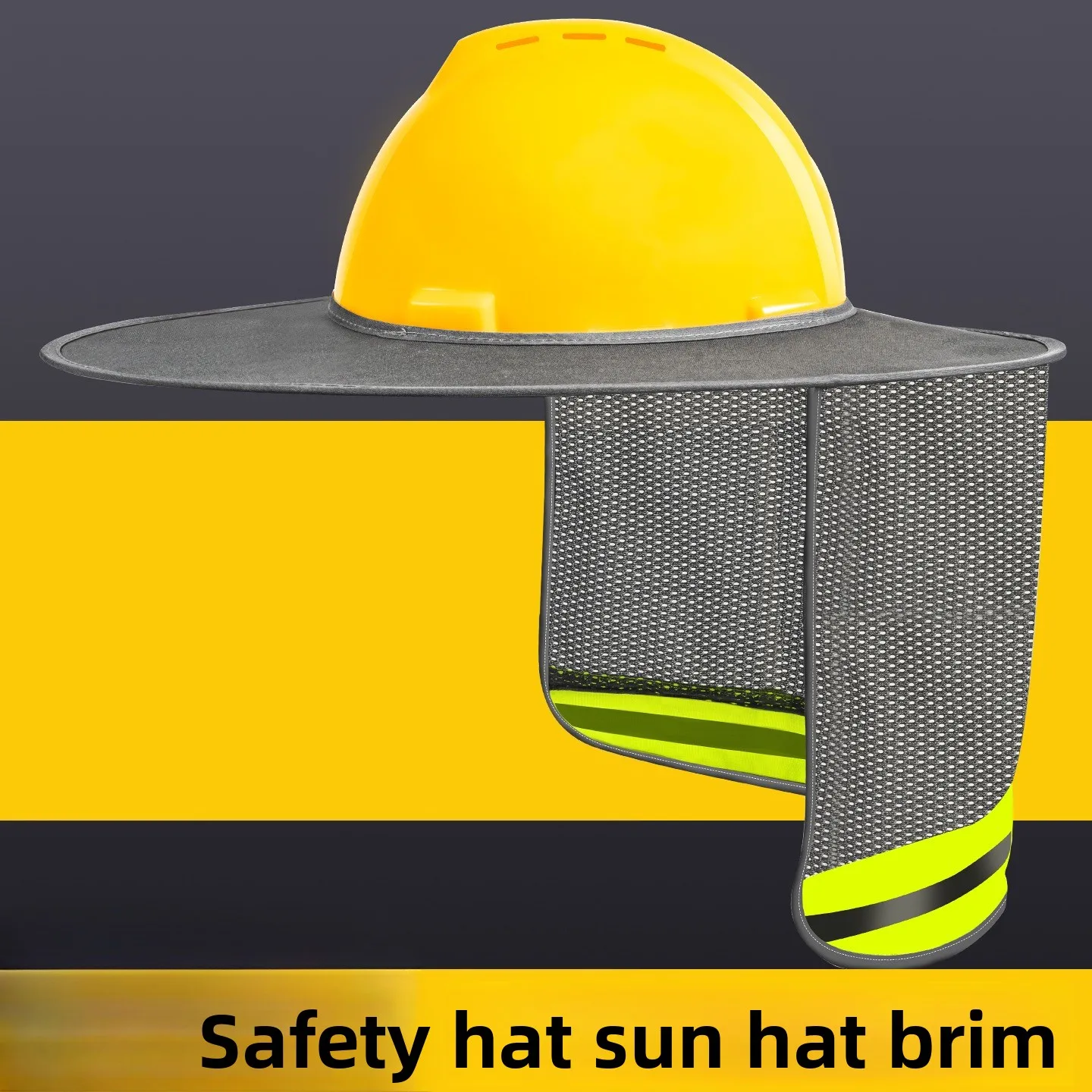 Summer Sun Shade Safety Hard Hat Neck Shield Helmets Reflective Hat Reflective Cap Cover for Construction Workers